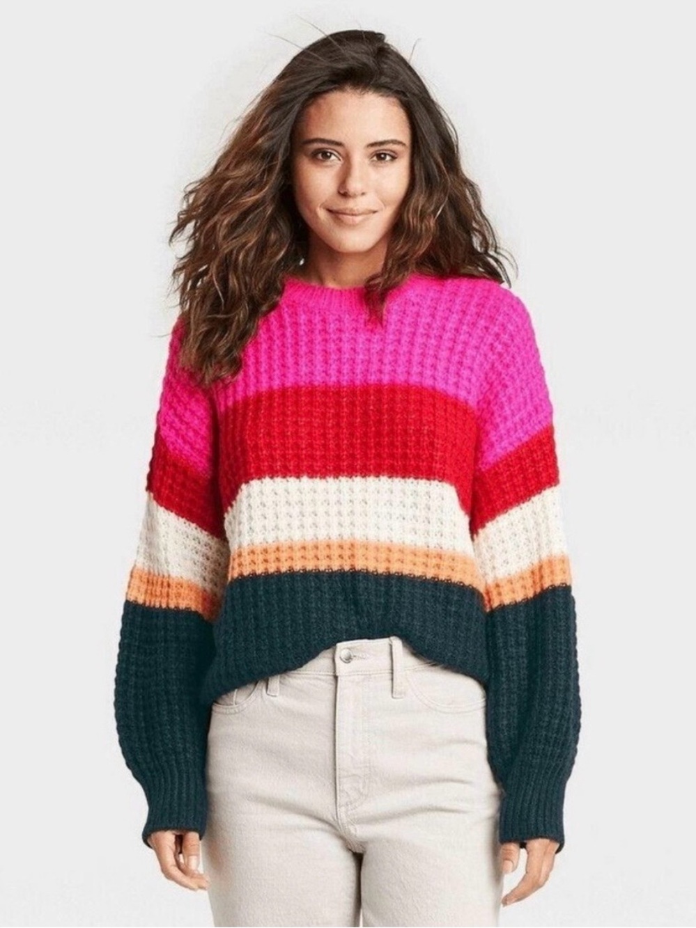 NWOT Universal Thread Women’s Striped Crewneck Sweater